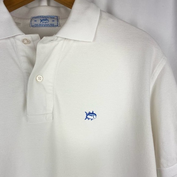 Southern Tide | The Skipjack Polo White | Medium - Picture 2 of 5
